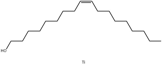 四[(Z)-十八碳-9-烯醇]钛 结构式