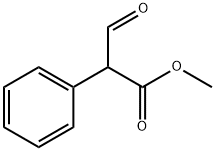 Methyl a-formylphenylacetate Struktur