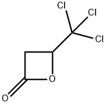 3-hydroxy-4,4,4-trichlorobutyric beta-lactone Struktur