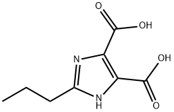 2-プロピル-4,5-イミダゾールジカルボン酸 化学構造式
