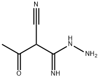 2-CYANO-3-OXOBUTANIMIDOHYDRAZIDE 结构式