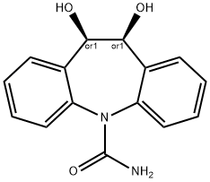 cis-10,11-Dihydroxy-10,11-dihydrocarbaMazepine Structure