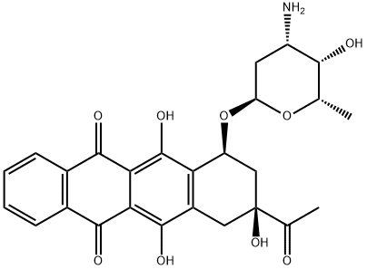 イダルビシン 化学構造式
