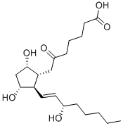 13,14-DIHYDROPROSTAGLANDIN E1 Structure