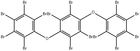 テトラデカブロモ-1,4-ジフェノキシベンゼン 化学構造式