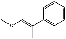 [(E)-2-メトキシ-1-メチルエテニル]ベンゼン 化学構造式
