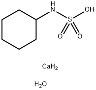 calcium (sulfonatoamino)cyclohexane dihydrate Struktur