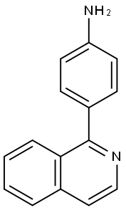 1-(4-aminophenyl)isoquinoline Struktur