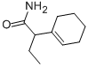 2-(1-CYCLOHEXENYL)BUTYRAMIDE,59-13-2,结构式