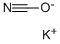 Potassium cyanate Struktur