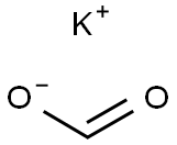 Potassium formate Structure