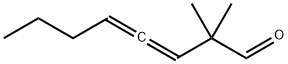 2,2-DIMETHYL-3,4-OCTADIENAL Structure