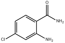 2-アミノ-4-クロロベンズアミド 化学構造式