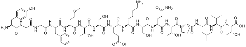 α-内啡肽, 59004-96-5, 结构式