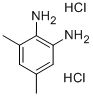 3,5-ジメチルベンゼン-1,2-ジアミン二塩酸塩 化学構造式