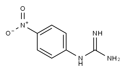 N-4-nitrophenylguanidine  Struktur