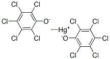 メチル水銀(II)ペンタクロロフェノラート 化学構造式