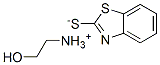 benzothiazole-2(3H)-thione, compound with 2-aminoethanol (1:1),5902-85-2,结构式