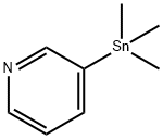 TRIMETHYL(3-PYRIDYL)TIN 化学構造式
