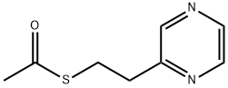 β-PYRAZINYLETHIOL ACETATE 化学構造式