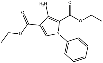 3-AMINO-PHENYL-1H-PYRROLE-2,4-DICARBOXYLIC ACID DIEHYL ESTER Structure