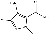4-AMINO-N,3-DIMETHYL-1H-PYRAZOLE-5-CARBOXAMIDE Structure