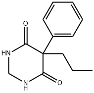 5-フェニル-5-プロピル-2,3-ジヒドロピリミジン-4,6(1H,5H)-ジオン 化学構造式