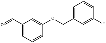 3-[(3-FLUOROBENZYL)OXY]BENZALDEHYDE Struktur
