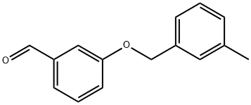 3-(3-甲苄基)氧基苯甲醛,590354-44-2,结构式