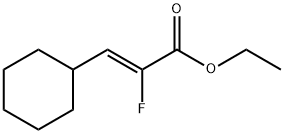 2-Propenoicacid,3-cyclohexyl-2-fluoro-,ethylester,(2Z)-(9CI),590365-61-0,结构式