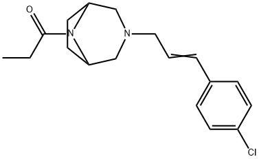 3-[3-(p-Chlorophenyl)allyl]-8-propionyl-3,8-diazabicyclo[3.2.1]octane|