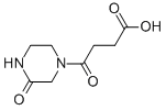 4-氧代-4-(3-氧代哌嗪-1-基)丁酸,590380-54-4,结构式