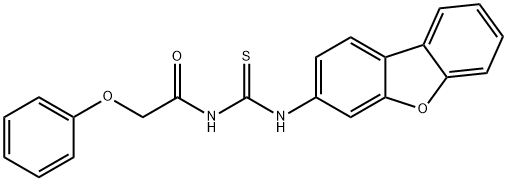 Acetamide, N-[(dibenzofuran-3-ylamino)thioxomethyl]-2-phenoxy- (9CI),590395-20-3,结构式