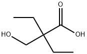 2-ethyl-2-(hydroxymethyl)butyric acid  Struktur