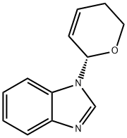 1H-Benzimidazole,1-(5,6-dihydro-2H-pyran-2-yl)-,(S)-(9CI) Struktur