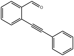 2-苯基乙炔基苯甲醛, 59046-72-9, 结构式