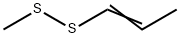 methyl prop-1-enyl disulphide  Struktur