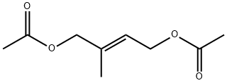 2-methyl-2-butene-1,4-diyl (E)-diacetate Struktur