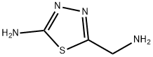 5-(アミノメチル)-1,3,4-チアジアゾール-2-アミン二塩酸塩 化学構造式