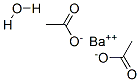 Barium acetate monohydrate. Struktur