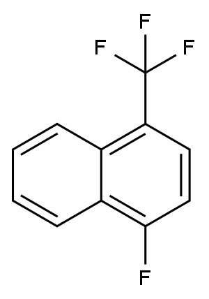 1-fluoro-4-(trifluoromethyl)naphthalene Struktur