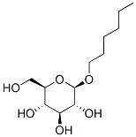 己基Β-D-吡喃葡萄糖苷 结构式