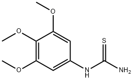 1-(3,4,5-三甲氧基苯基)-2-硫脲 结构式
