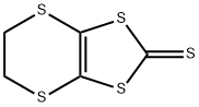 4,5-エチレンジチオ-1,3-ジチオール-2-チオン 化学構造式