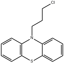 10-(3-chloropropyl)-10H-phenothiazine Struktur