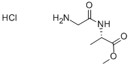 甘氨酸-丙氨酸甲酯盐酸盐, 59095-76-0, 结构式