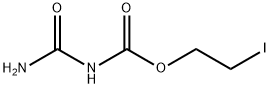 (アミノカルボニル)カルバミド酸2-ヨードエチル 化学構造式
