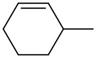 3-METHYL-1-CYCLOHEXENE Struktur