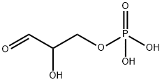 DL-甘油醛-3-磷酸, 591-59-3, 结构式
