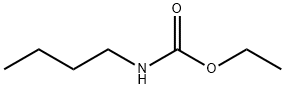 N-ブチルカルバミド酸エチル 化学構造式